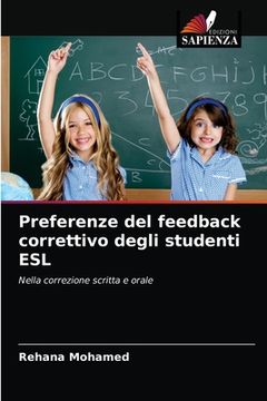 portada Preferenze del feedback correttivo degli studenti ESL (en Italiano)