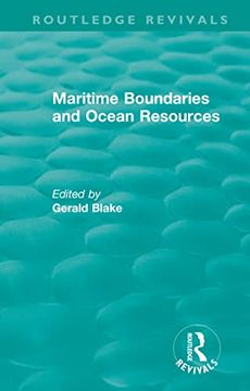 portada Routledge Revivals: Maritime Boundaries and Ocean Resources (1987) (in English)
