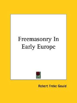 portada freemasonry in early europe (en Inglés)