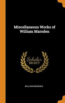 portada Miscellaneous Works of William Marsden 