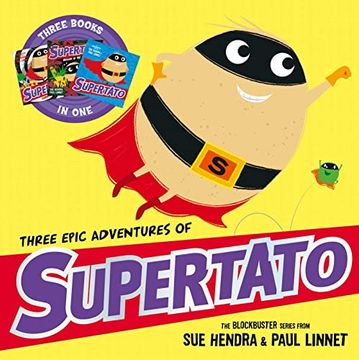 portada Three Epic Adventures of Supertato (en Inglés)