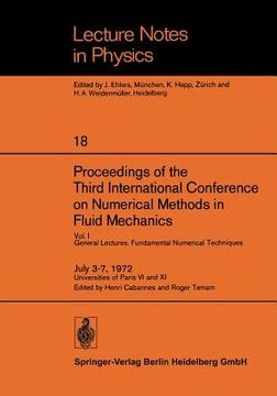 portada proceedings of the third international conference on numerical methods in fluid mechanics. july 3-7, universities of paris vi and xi: vol. 1: general (en Inglés)