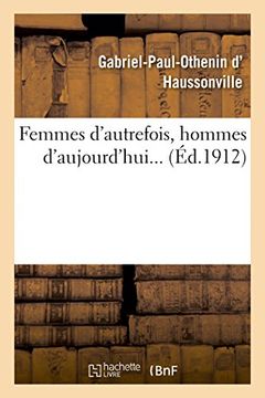 portada Femmes d'autrefois, hommes d'aujourd'hui (Litterature) (French Edition)