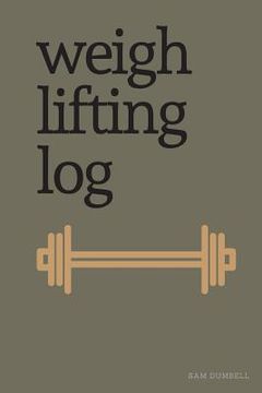 portada Weight Lifting Log (en Inglés)