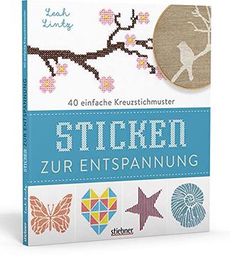 portada Sticken zur Entspannung: 40 Einfache Kreuzstichmuster (en Alemán)