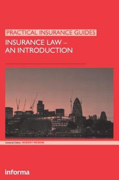 portada insurance law: an introduction (en Inglés)