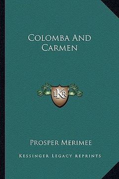portada colomba and carmen (en Inglés)