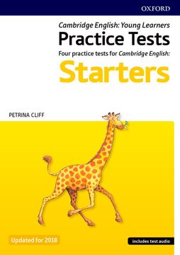 portada Cambridge English Qualifications Young Learners Practice Tests: Pre a1: Starters Pack: Practice for Cambridge English Qualifications pre a1 Starters Level 