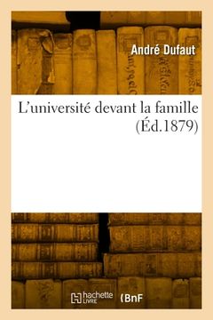 portada L'université devant la famille (en Francés)