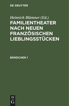 portada Familientheater Nach Neuen Französischen Lieblingsstücken. Bändchen 1 (en Alemán)