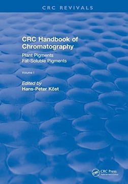 portada Crc Handbook of Chromatography: Volume i: Plant Pigments (Crc Press Revivals) (en Inglés)