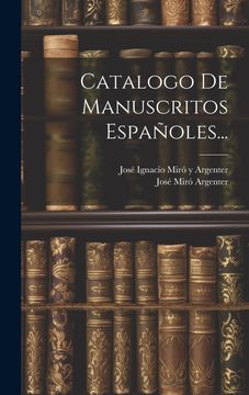 portada Catalogo de Manuscritos Españoles.
