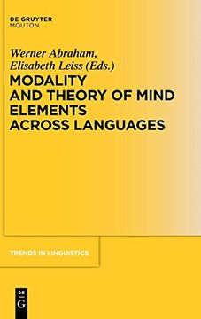 portada Modality and Theory of Mind Elements Across Languages (en Inglés)
