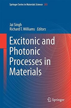 portada Excitonic and Photonic Processes in Materials (Springer Series in Materials Science)