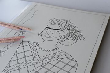 Coloring Book Tamaño XL "Queens of The World"