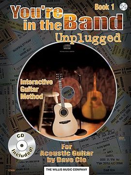 portada you're in the band unplugged: book 1 for acoustic guitar