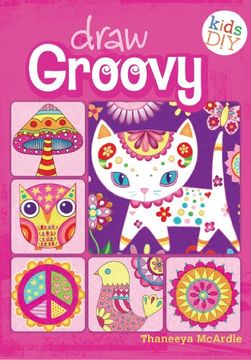 portada draw groovy: groovy girls do-it-yourself drawing & coloring book (en Inglés)