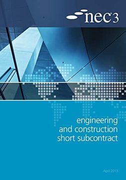 portada Nec3 Engineering and Construction Short Subcontract (Ecss) (en Inglés)