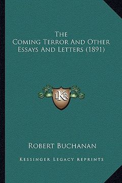 portada the coming terror and other essays and letters (1891)