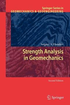 portada strength analysis in geomechanics (en Inglés)
