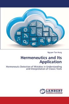 portada Hermeneutics and Its Application (en Inglés)