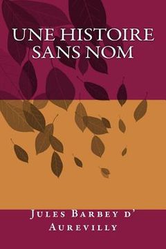 portada Une histoire sans nom (in French)