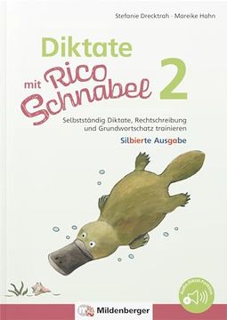 portada Diktate mit Rico Schnabel, Klasse 2 - Silbierte Ausgabe (en Alemán)