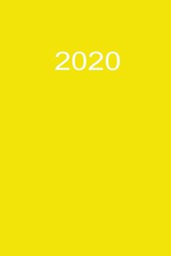 portada 2020: Zeit Planer 2020 A5 Gelb (en Alemán)