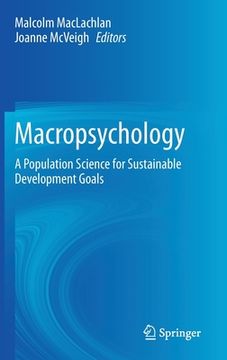 portada Macropsychology: A Population Science for Sustainable Development Goals (en Inglés)