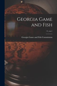 portada Georgia Game and Fish; 11, no.1 (en Inglés)