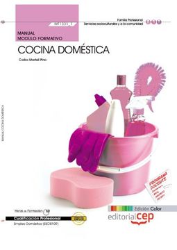 portada Manual EDICIÓN COLOR Cocina doméstica  (MF1331_1). Certificados de Profesionalidad. Empleo Doméstico (SSCI0109)