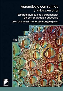 portada Aprendizaje con Sentido y Valor Personal: Experiencias, Recursos y Estrategias de Personalización Educativa