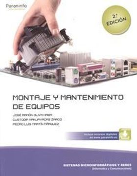portada Montaje Y Mantenimiento De Equipos (in Spanish)