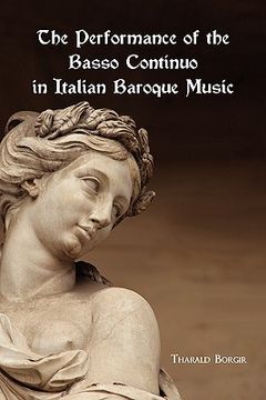 portada the performance of the basso continuo in italian baroque music (en Inglés)