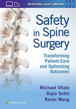 portada Safety in Spine Surgery: Transforming Patient Care and Optimizing Outcomes (en Inglés)