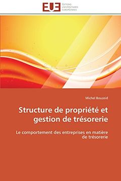 portada Structure de Propriete Et Gestion de Tresorerie