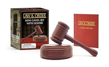 portada Law & Order: Mini Gavel set With Sound (rp Minis) 