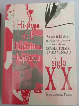 portada Historia de la Literatura Española del Siglo xx. Novela, Teatro