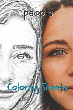 portada People Coloring Sheets: 30 People Drawings, Coloring Sheets Adults Relaxation, Coloring Book for Kids, for Girls, Volume 4