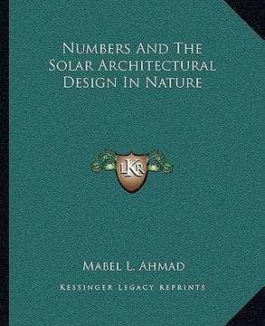portada numbers and the solar architectural design in nature (in English)
