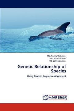 portada genetic relationship of species (en Inglés)