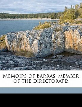 portada memoirs of barras, member of the directorate; (en Inglés)