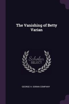 portada The Vanishing of Betty Varian