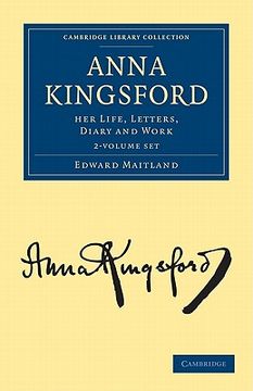 portada anna kingsford 2 volume set: her life, letters, diary and work