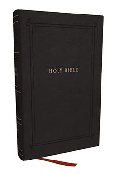 portada Nkjv Personal Size Large Print Bible With 43,000 Cross References, Black Leathersoft, red Letter, Comfort Print (Thumb Indexed) (en Inglés)