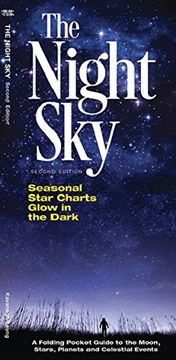 portada The Night Sky: A Folding Pocket Guide to the Moon, Stars, Planets & Celestial Events (Pocket Naturalist Guide) (en Inglés)