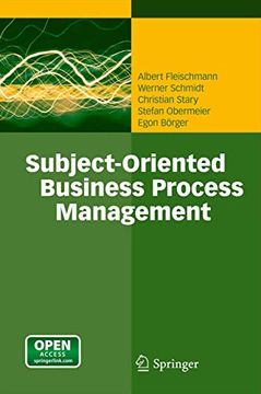 portada Subject-Oriented Business Process Management (en Inglés)