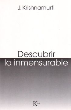 portada Descubrir lo Inmensurable (in Spanish)