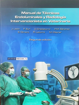 portada Manual de Técnicas Endoluminales y Radiología Intervencionista en Veterinaria