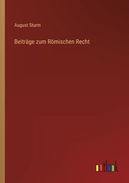 portada Beiträge zum Römischen Recht (en Alemán)